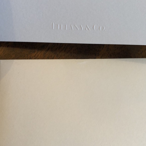 Tiffany & Co. Small Paper Shopping  Bags AND gift note and envelope - Picture 15 of 16